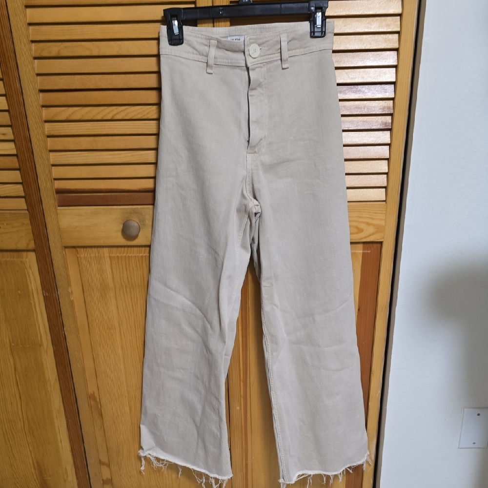 Zara Cream Flare Women's Jeans